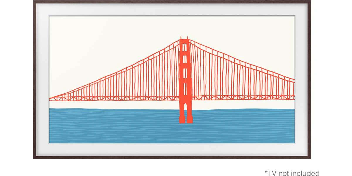 Samsung Cadre The Frame 55'' 2021 Couleur Noyer 4 Samsung Cadre The Frame 55'' 2021 Couleur Noyer – Image 2